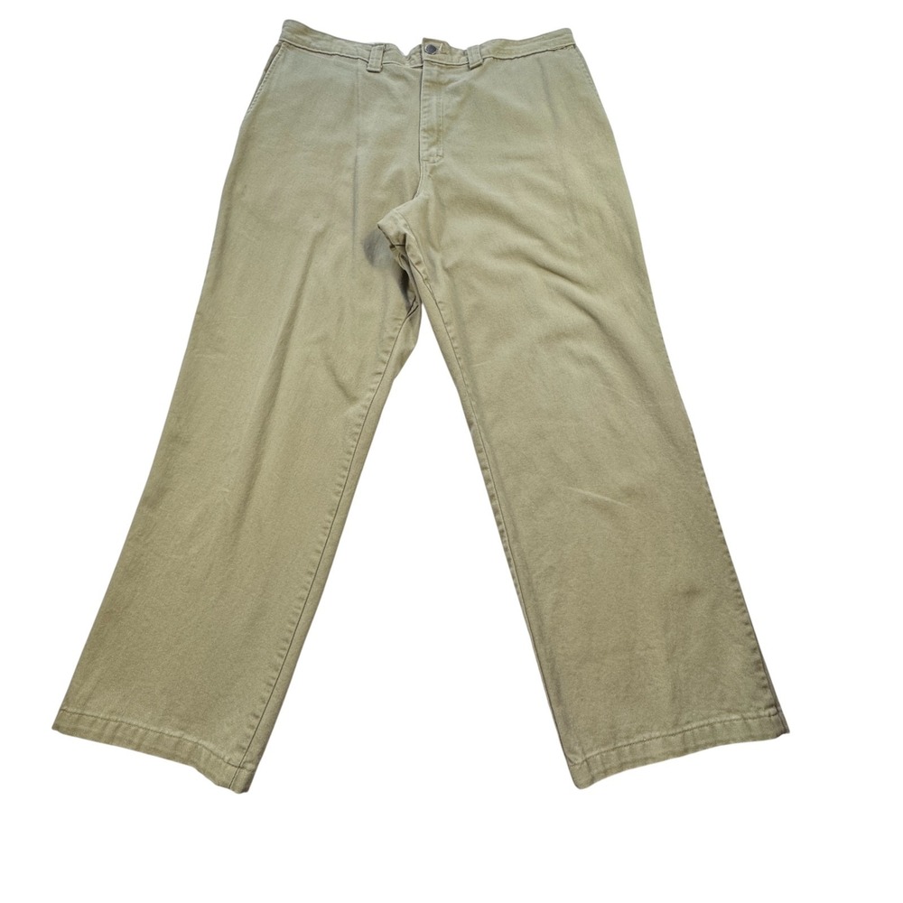 Dickies LP310 Technician Work Pants Mens 36x28 Tan Cotton Chino‎ Trousers Toyota